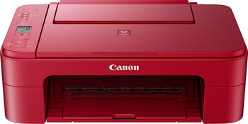 Canon PIXMA TS3352 rot, WLAN, Tinte, mehrfarbig Multifunktionsgerät, Drucker/Scanner/Kopierer