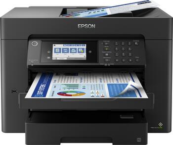 Epson WorkForce WF-7840DTWF, WLAN, Tinte, mehrfarbig Multifunktionsgerät, Drucker/Scanner/Kopierer/Fax