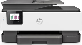 HP OfficeJet Pro 8022e, WLAN, Tinte, mehrfarbig-Multifunktionsgerät, Drucker/Scanner/Kopierer/Fax