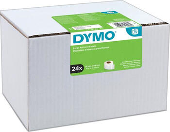 Dymo Adressetiketten LabelWriter 99012, 89x36mm, weiß, 24 Rollen