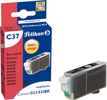 Pelikan kompatible Tintenpatrone zu Canon CLI-521BK 