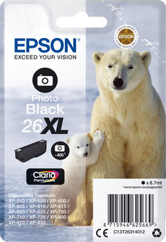 Epson Tinte 26 XL schwarz photo 