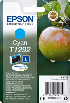 Epson Apple Singlepack Cyan T1292 DURABrite Ultra Ink 
