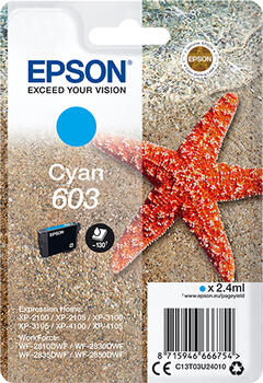 Epson Tinte 603 cyan, Original Zubehör 