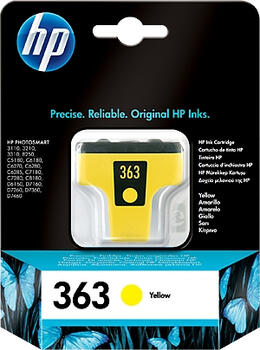 HP 363 gelb Tinte Original 500 Seiten