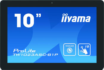 10.1 Zoll iiyama ProLite TW1023ASC-B1P, TFT, 2x USB-A 2.0, 1x USB 2.0 Micro-B, 1x Klinke, 1x LAN (PoE)
