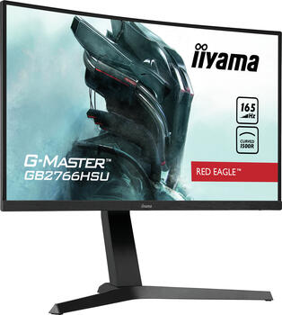 27 Zoll iiyama G-Master GB2766HSU-B1 Red Eagle, 68.6cm TFT, 165Hz, FreeSync, 1ms (MPRT), 2x HDMI 2.0, 1x DisplayPor
