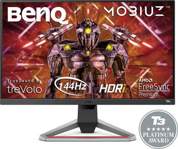 27 Zoll BenQ Mobiuz EX2710U, 68.6cm TFT, 144Hz, FreeSync, 1ms (GtG), 1ms (MPRT), 2x HDMI 2.1, 1x DisplayPort 1.4