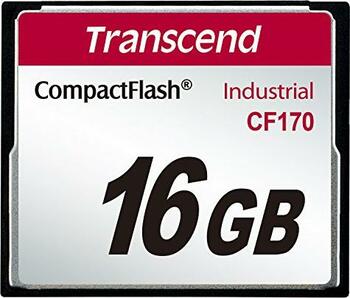 16 GB Transcend Industrial 170x CompactFlash Card Speicherka lesen: 90MB/s, schreiben: 60MB/s