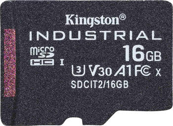 16 GB Kingston Industrial Temperature Gen2 microSDHC Speicherkarte, lesen: 100MB/s