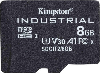 8 GB Kingston Industrial Temperature Gen2 microSDHC Speicherkarte, lesen: 100MB/s
