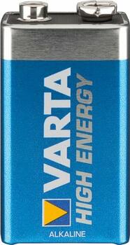 Varta High Energy 9V Block Einwegbatterie Alkali 