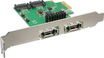 InLine Schnittstellenkarte 2+2-fach SATA 6Gb/s PCIe 