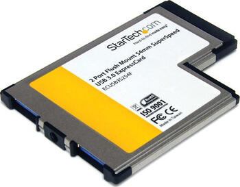 StarTech ECUSB3S254F, 2x USB 3.0, ExpressCard/54 