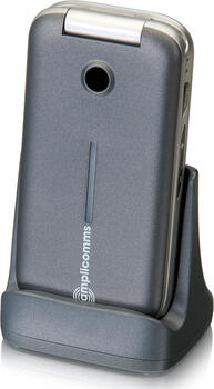 Amplicomms PowerTel M7000i silber, Großtasten-Mobiltelefon 