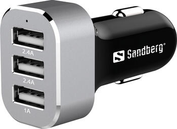 Sandberg Multi Car Charger, USB-Ladegerät 