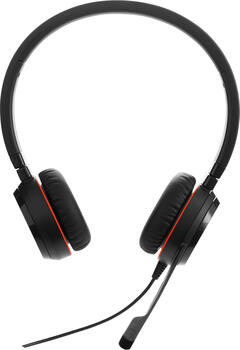 Jabra Evolve 30 II Duo Stereo Headset, On-Ear kabelgebunden, Klinkenstecker (3.5mm), USB