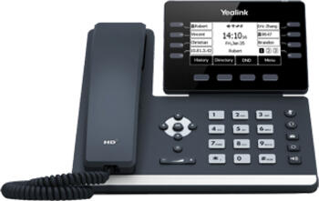 Yealink SIP-T53, VoIP-Telefon (schnurgebunden), Anruferanze. Freisprecheinrichtung, Wideband, SIP (12 Accounts), programm