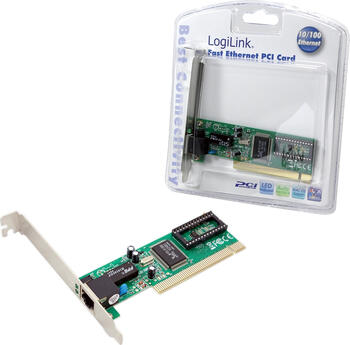 LogiLink Fast Ethernet 1x 100Base-T PCI-Netzwerkkarte 