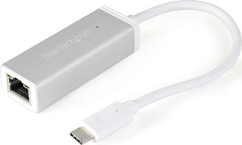 StarTech USB-C-auf-Gigabit-Netzwerkadapter silber 