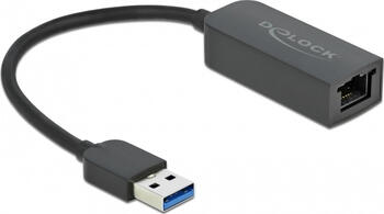 Delock Adapter USB Typ-A Stecker zu 2,5 Gigabit LAN kompakt 