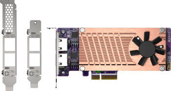 QNAP QM2-2P2G2T, 2x RJ-45, PCIe 3.0 x4, Netzwerkadapter 