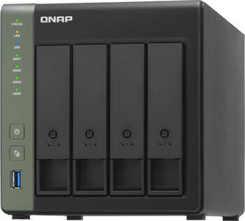 QNAP Turbo Station TS-431X3-4G, 1x 10Gb SFP+, 1x 2.5GBase-T, 1x Gb LAN, bis zu 4 Laufwerke