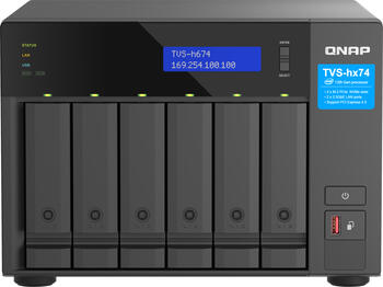QNAP QuTS hero TVS-h674-i3-16G, 16GB RAM, 2x 2.5GBase-T bis zu 6 Laufwerke