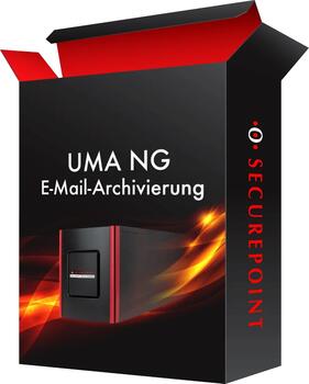 Revisionssichere E-Mail-Archivierung mit UMA as a Service monatlicher Mietpreis f&uuml;r ein Postfach &plus; 350GB Speicherplatz