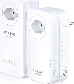 TP-Link AV1200 Gigabit Passthrough Powerline AC WLAN Kit, 2er-Pack, HomePlug AV2