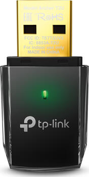 TP-Link AC600 DualBand, 2.4GHz/5GHz WLAN, USB-A 2.0 [Stecker]