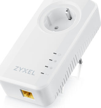 2er-Pack ZyXEL PLA6457, 2.400 Mbit/s, Powerline-Adapter, Extrem schnelles Netzwerk über das Stromnetz