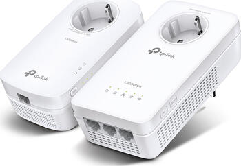 TP-Link AV1300 Gigabit Powerline-Adapter, WLAN-Access Point 2er-Pack, 1x HomePlug AV2, 1x 2.4GHz WLAN, 1x 5GHz WLAN