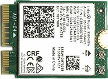 Intel DualBand Wireless-AC 9560 ohne vPro, 2.4GHz/5GHz WLAN, Bluetooth 5.0, M.2/A-E-Key CNVi