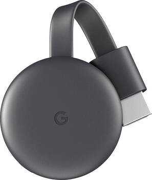 Google Chromecast 2018 Streaming Player carbon Android, Spotify Connect