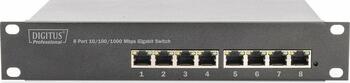 Digitus DN-80115 Netzwerk-Switch Unmanaged Gigabit Ethernet (10/100/1000) 1HE Schwarz