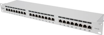 19Zoll / 1HE/ 24 Port Intellinet Cat 6a F/UTP,  Patchpanel 