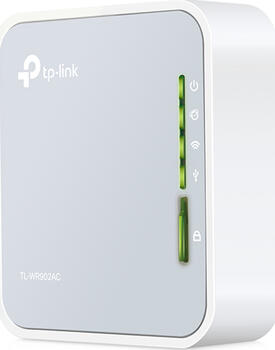 TP-Link TL-WR902AC Dual-Band (2,4 GHz/5 GHz) Travel-Router 