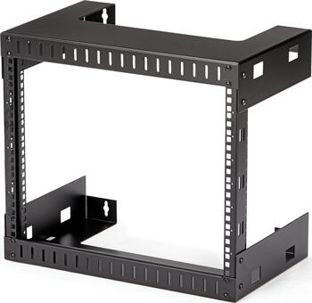 19 Zoll/ 8HE StarTech Open Frame Geräte Rack Wandmontagefähig, 30cm Tief