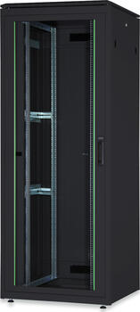 19 Zoll/ 36HE Digitus Professional DN-19 Unique Serie Serverschrank, Glastür, schwarz, 800mm tief