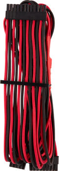 Corsair PSU Cable Type 4 - 24-Pin ATX - Gen4, schwarz/rot Netzteil