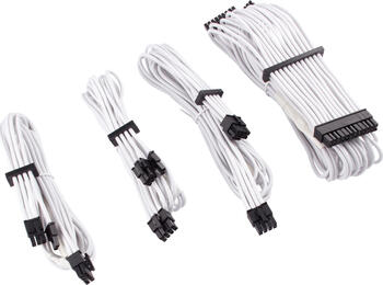 Corsair PSU Cable Kit Type 4 - Starter Kit - Gen4, weiß 