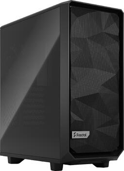 Fractal Design Meshify 2 Compact Dark Tempered Glass Black, Glasfenster, ATX-MidiTower