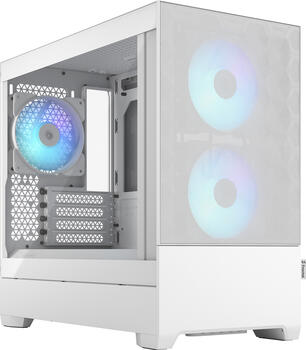 Fractal Design Pop Mini Air RGB White TG Clear Tint, Glasfenster µATX-MidiTower