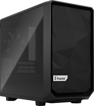 Fractal Design Meshify 2 Nano Black TG Clear Tint, Glasfenster, Mini-ITX-Tower