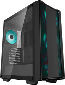 DeepCool CC560 V2, schwarz, Glasfenster ATX-MidiTower