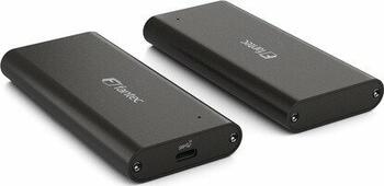 Fantec NVMe31 M.2 NVMe SSD-Case schwarz, USB-C 3.1 