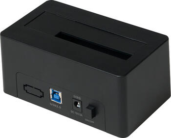 LogiLink Quickport HDD Docking Station SATA schwarz&comma; USB-B 3&period;0