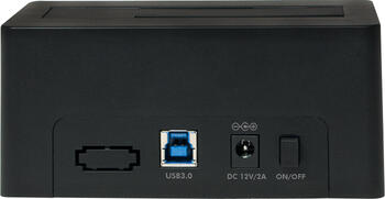 LogiLink Quickport HDD Docking Station SATA schwarz&comma; USB-B 3&period;0