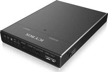 RaidSonic Icy Box IB-2812CL-U3, USB 3.0 Micro-B bis zu 2x M.2 SATA SSD, 22x 30/42/60/80 mm